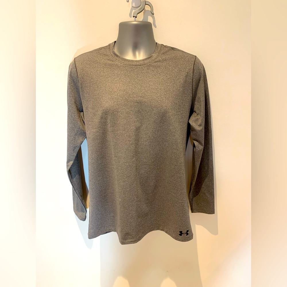 NWT Men’s‎ Large Under Armour Coldgear Crewneck Sweater Grey